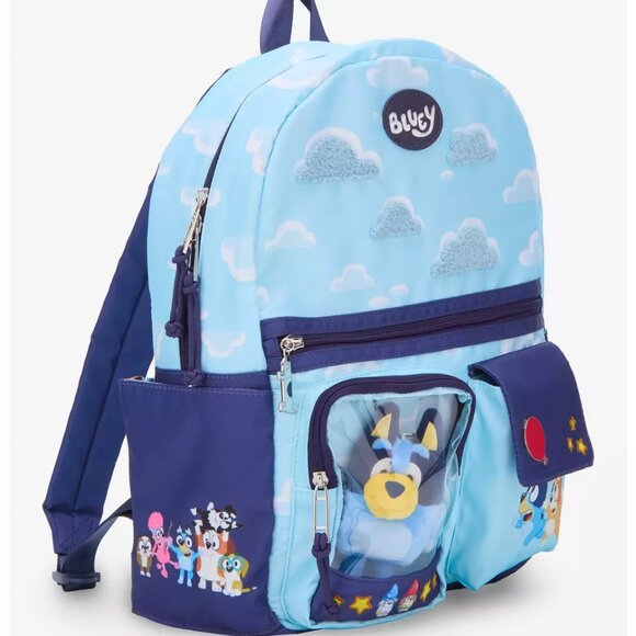 Bluey Scenic Backpack With Bluey Plush — NWT main image 4